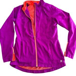 Hind Women’s Track Jacket Windbreaker Athletic Running Sport Size Small S Purple